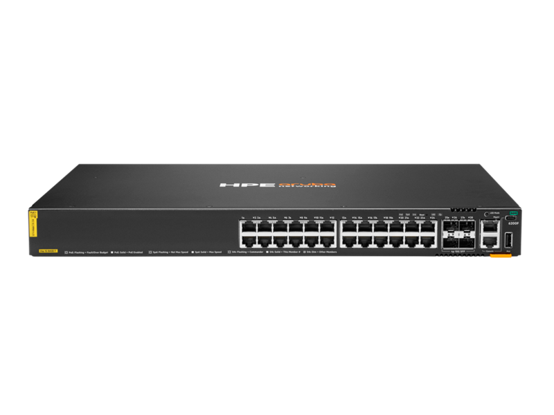 Aruba CX 6200F 24G Class4 PoE 4SFP+ 370W Switch JL725B